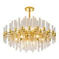 Light Luxury Living Room Simple Restaurant Bedroom Lustre High End  Villa Atmospheric Lamp Modern Crystal Chandelier
