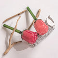 Rose Shaped 5ml Lip Gloss Makeup Tool Packaging Empty Plastic Lip Gloss Lipstick Tube