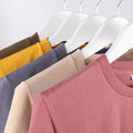 O-Neck Slim Fit Knitted Formal Men's T-Shirt 100% Cotton High Quality White Heat-Transfer Printing