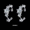 Wholesale S925 Sterling Silver Inlaid Moissanite Earrings Engagement Wedding for Women Earrings