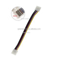 2/3/4/5/6 Pin 8mm 10mm 12mm Free Welding LED Strip Connector with Wire for White CCT Tunable SPI RGB RGBW RGBCCT LED Strip Light