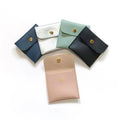 Factory Custom Logo Printing Vegan Leather Jewelry Pouch Gold Foil Button Enclosure White Recyclable Envelope Bag Packaging
