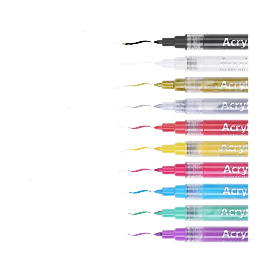 1Set Nail Art Drawing Pen Graffiti Nail Acrylic Pen Waterproof Painting Liner DIY 3D Abstract Line Nail Art Beauty Tool Manicure