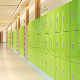 Modern Electronic Combination Digital Cabinet Plastic Waterproof Durable Eco-Friendly Recyclable Storage Solutions Secure School