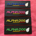 Custom Colorful 3D Embossed PVC Rubber Patch for BagsPrivate Brand Name 3D Logo Garment Soft PVC Rubber Labels for Clothing