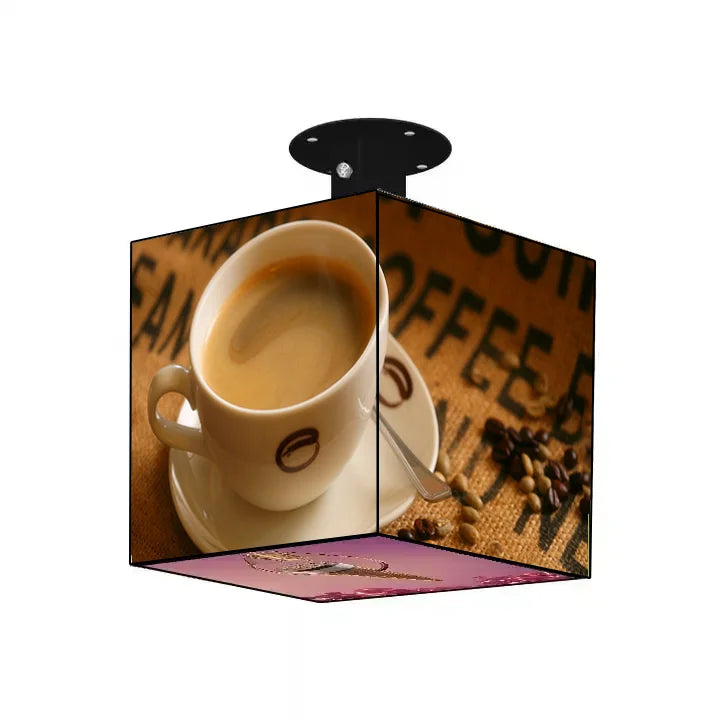 Smart Video Advertising Magic 5-faces Shape P2.5 Outdoor Led Cube Display Electronic Signs Light Boxes