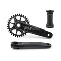 SENICX Mountain/road Bike Crank Set 170mm Integrated Crank Arm with Bottom Bracket&104 Bcd CNC Chainwheel MTB Bicycle Crank