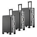 Wholesale Price Suitcases Sets Travel Trolley Luggage 4 Wheels ABS Custom Logo ABS Trolley Luggage Set Travel Bag ABS Luggage