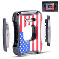 New Product National Flag Design 3D Printing Triple Jet Flame Cigar  Accessories with Cigar Cutter