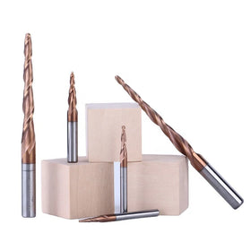 WEIX 3D Engraving Furniture Carving Milling Cutters Taper End Mills Ball Nose Mills Wood Carving