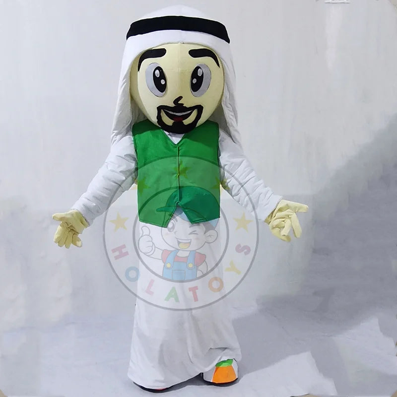 Human Mascot Costume/Cartoon Mascot Costume/Arab Men Mascot Costumes