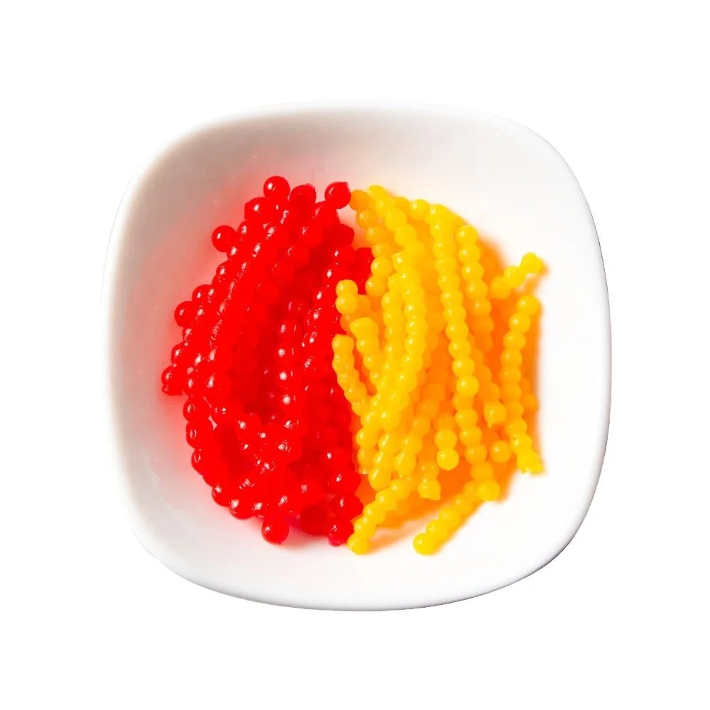 TPR Fruity Fish Food Bubble Ball  Bean Flavor Floating Beads Fishing Carp Bait