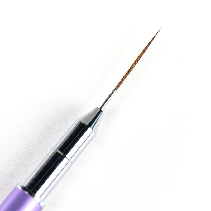 CHIYAN Durable Kolinsky Hair Metal Handle Acrylic Nail Art Brush Set for Professional Nail Art