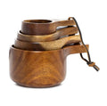 Acacia Wood 1 Piece Scoops and Measuring Cup Coffee Spoon Tools for Home Kitchen Use