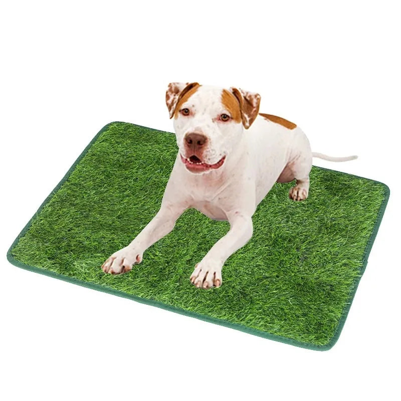 Eco-Friendly Plastic Dog Toilet  Lawn Pee Potty Training Mat Artificial Grass Pooping Artifact for Pet Waste Disposal