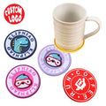Mat Pads Tea Cup Holder Coaster Promotional Custom Logo Silicone Pad Mat Tea Cup Coaster