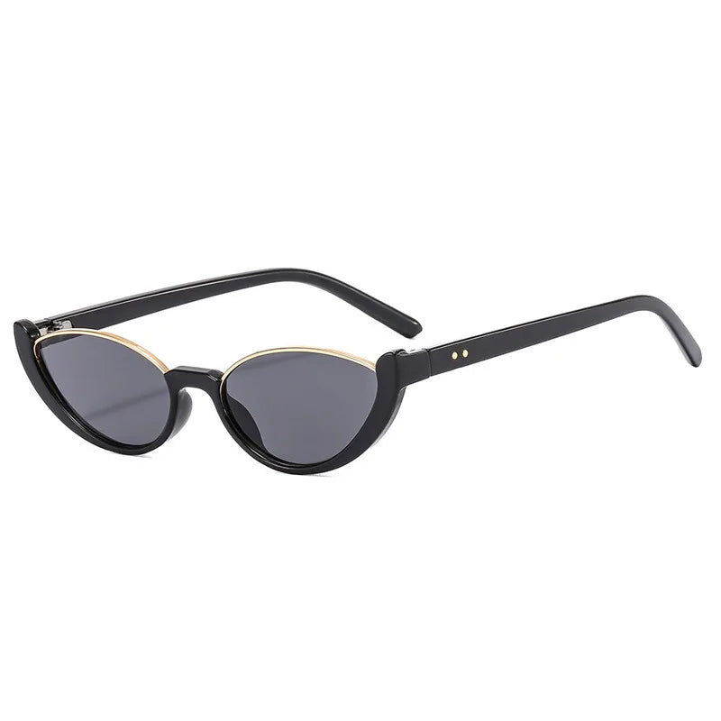 GWTNN OEM Woman Brand Designer Mirror Black Triangle Sun Glasses
