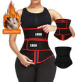 HOT SALE HEXIN Private Label Neoprene Waist Trimmer Slimming Belt Double Strap Custom Waist Trainer Shaper
