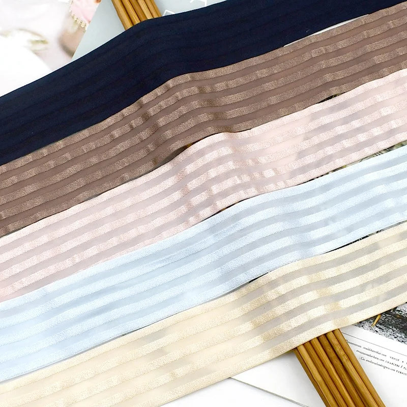 Meetee RD703 50mm Garment Sewing Accessories Colored Elastic Binding Tape Skin-friendly and Soft Nylon Elastic Band
