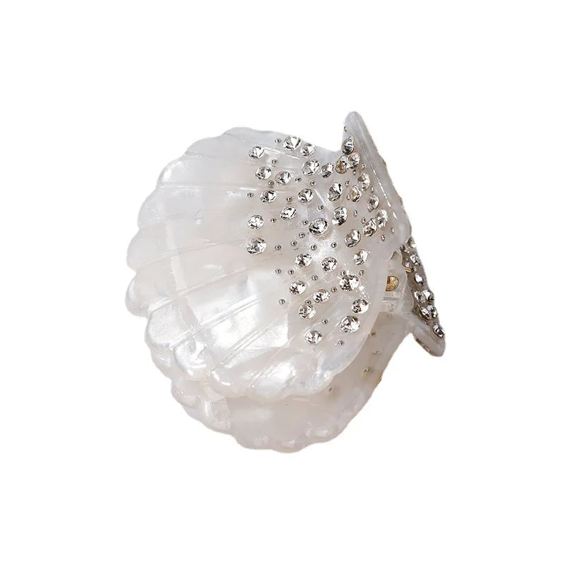 Women's Acrylic Hair Claw Clip Rhinestone Hair Clasp Headwear for Daily & Party Sweet Style for Girls