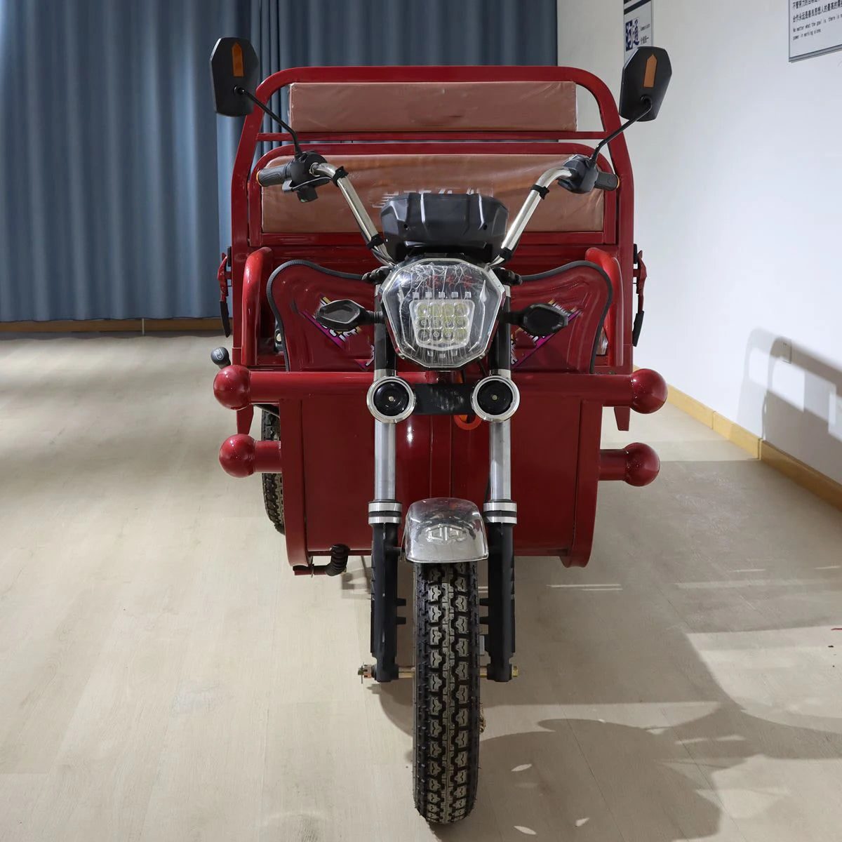 China 1000W Electric Tricycle High Speed 60V Three-Wheeled Cargo Motorized Motorcycle Steel Cheap Price Electric Cargo Tricycle