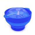 Custom Logo Collapsible Hot Air Silicone Popcorn Maker Bowl Lid Eco-Friendly Microwave Accessible for Home DIY for Camping