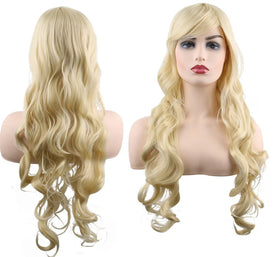 32inches Long Curly Colors Fancy Dress Costume Synthetic Cosplay Wigs HPCS-0064