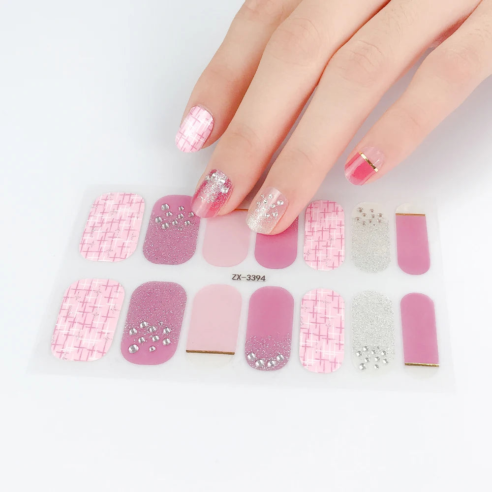 Nail Strips Nail Gel Pack Stickers Nail Products
