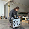 Handheld Cnc Pulse Laser Cleaning Machine Portable Backpack Type With Laser Gun for Paint Rust Removal With Popular Discount