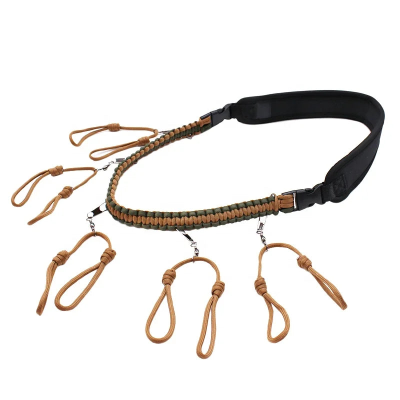 10Loops Premium Neoprene Game Call Lanyard Duck Hunting Waterfowl & Predator Whistle for Goose Calls