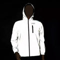 Custom Printing Outdoor Casual Streetwear Lightweight Windbreak Waterproof 3D Reflective Full Zip up Men's Jackets