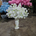Artificial Cherry Blossom Tree Branch Vine Rattan Indoor Living Room Plant Wall Decoration Landscaping