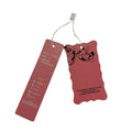 Hot-Selling Custom Eco-Friendly Paper Hang Tags for Clothing Shoes & Bags with Gold Foil Printing Plastic String Tags UV Finish