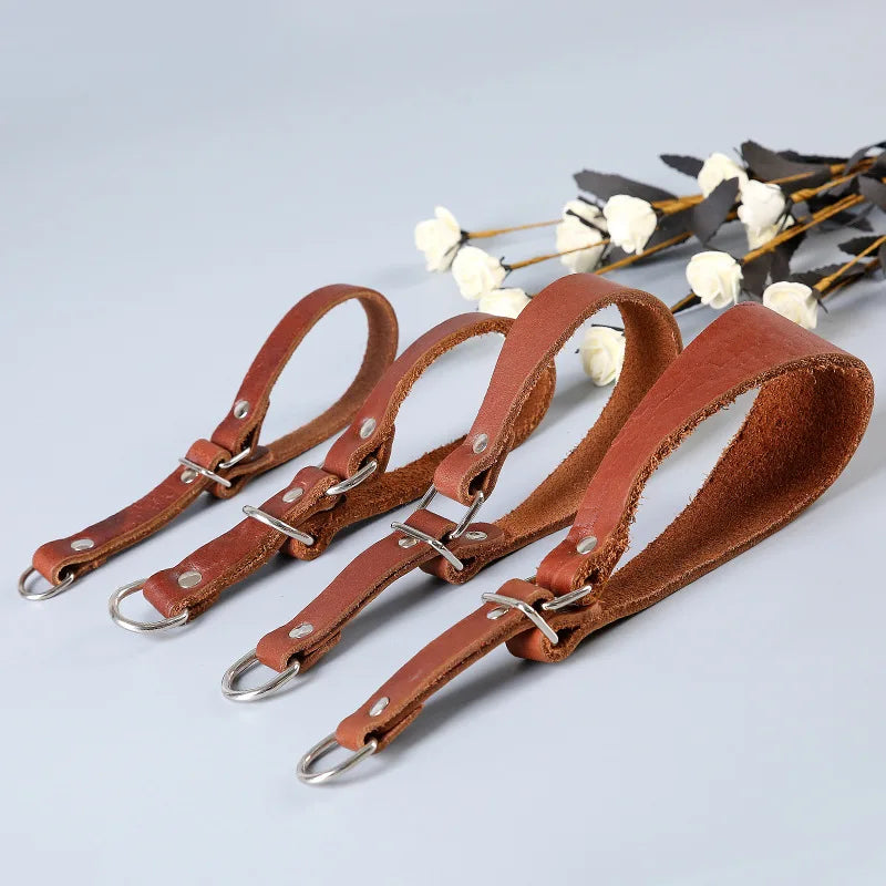 Wholesale First Class Rolled Leather Dog Choker Collar
