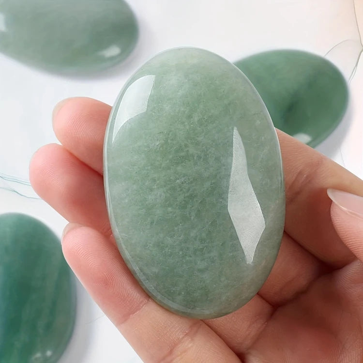 HY Hot Selling Hot Volcanic Massage Stone for Sale Green Aventurine Material for SPA for Sauna Massage Stones