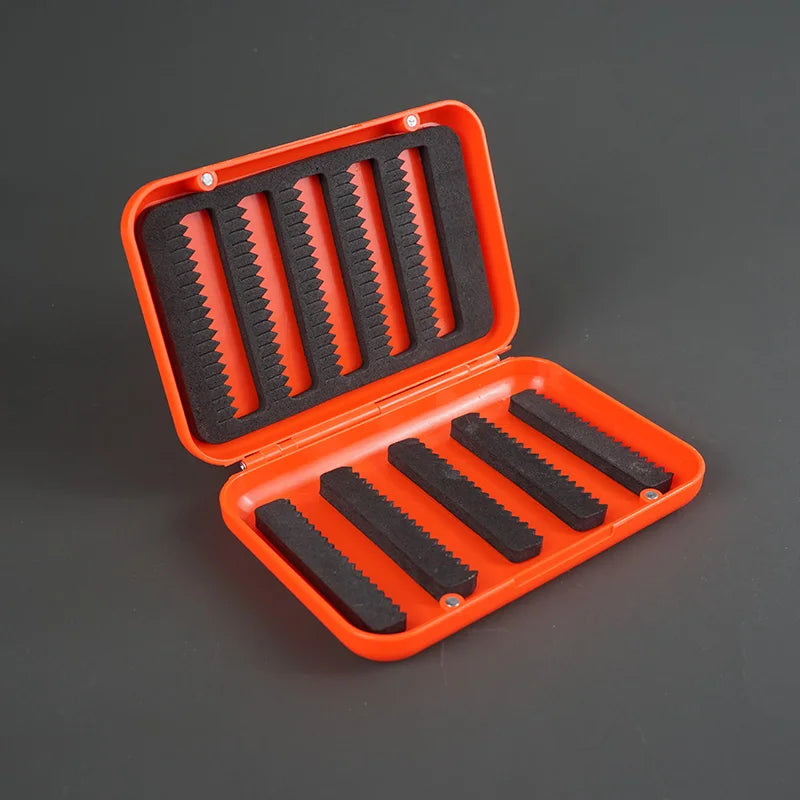 Selco in Stock Fishing Accessories Orange ABS Fly Fishing Box Fishing Lures Saltwater Fly Box