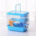 POPULAR Curved Sliding Design Multifunctional Hamster Cage Basic Feeder Water Plastic Wire Carrier Flying Cage for Sale