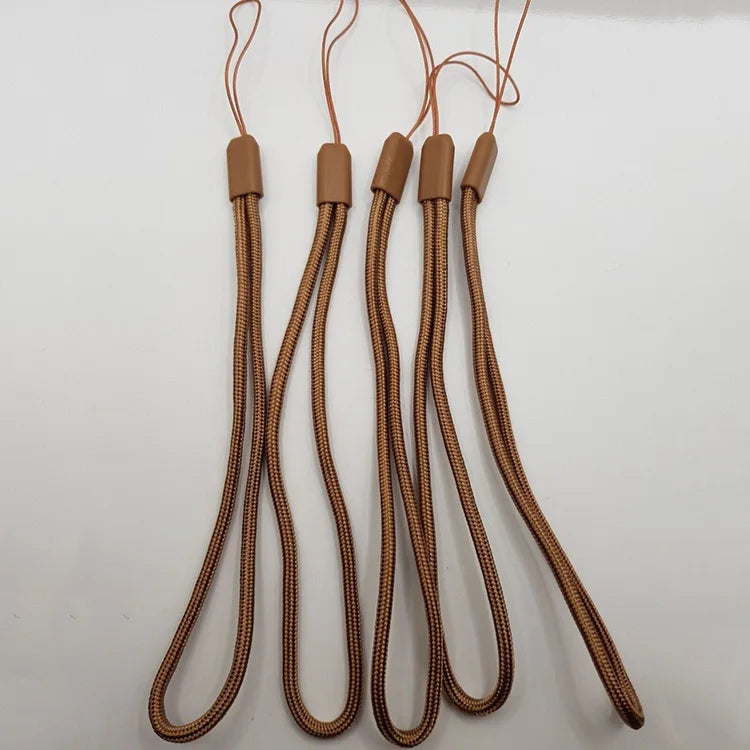 Walking Stick Wrist Cord Clamp Dark Brown Lanyard Walking Cane Wrist Strap Universal Brown Strap Thicker Lanyard