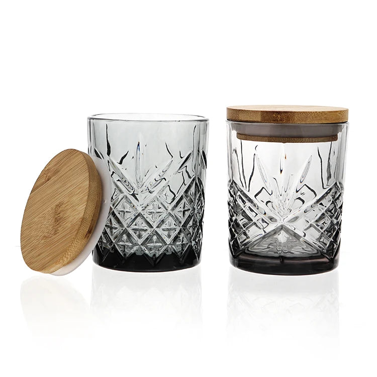 High Quality Empty Eco Friendly Round Candle Making Black Candle Tins Candle Tins 8oz Solid Perfume Tin Jars