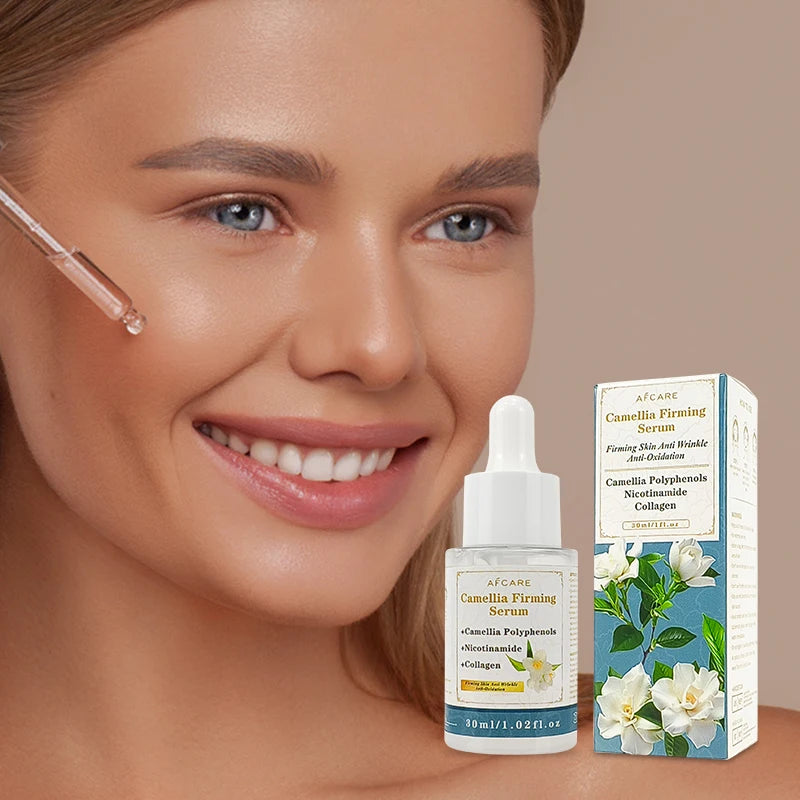 Paraben-Free for Anti-Aging Facial Serum Aloe Vera Camellia Liquid Formula for Face Body Firming Moisturizing Bulk Packaging MegaBDM
