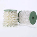 Faux Pearl Craft String Pearls 8MM Pearl Bead Ivory Garland Spool Roll Strand Wedding Party Decoration