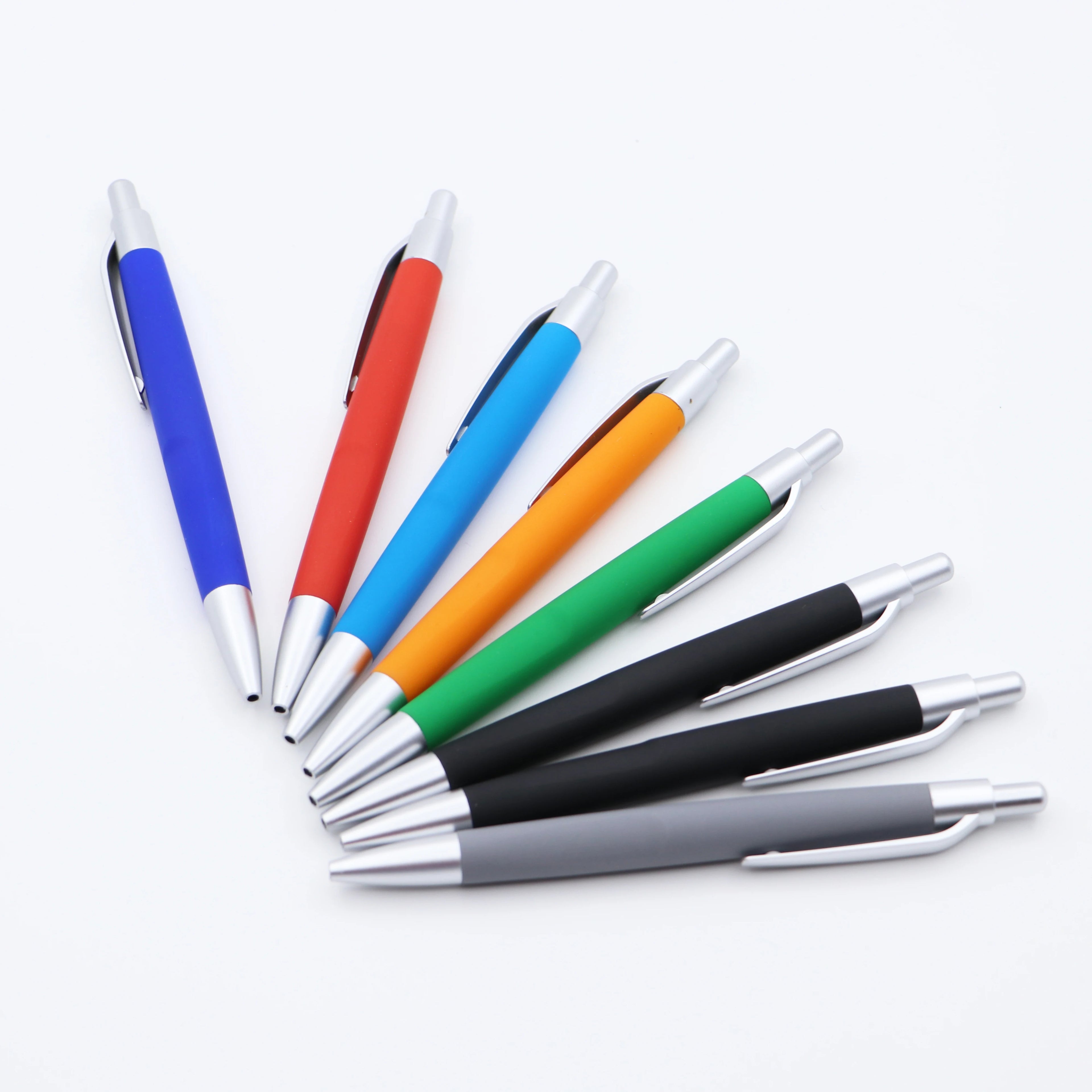 Personalized With Logo Print Ball Point Pen Advertising Cheapest Promotional Pen Gift Custom Plastic Metal Custom Ballpoint Pen