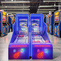 Coin-Operated Street Basketball Arcade Machine Electronic Basketball Shooting Game Screen Game Centers Amusement Type Made Metal