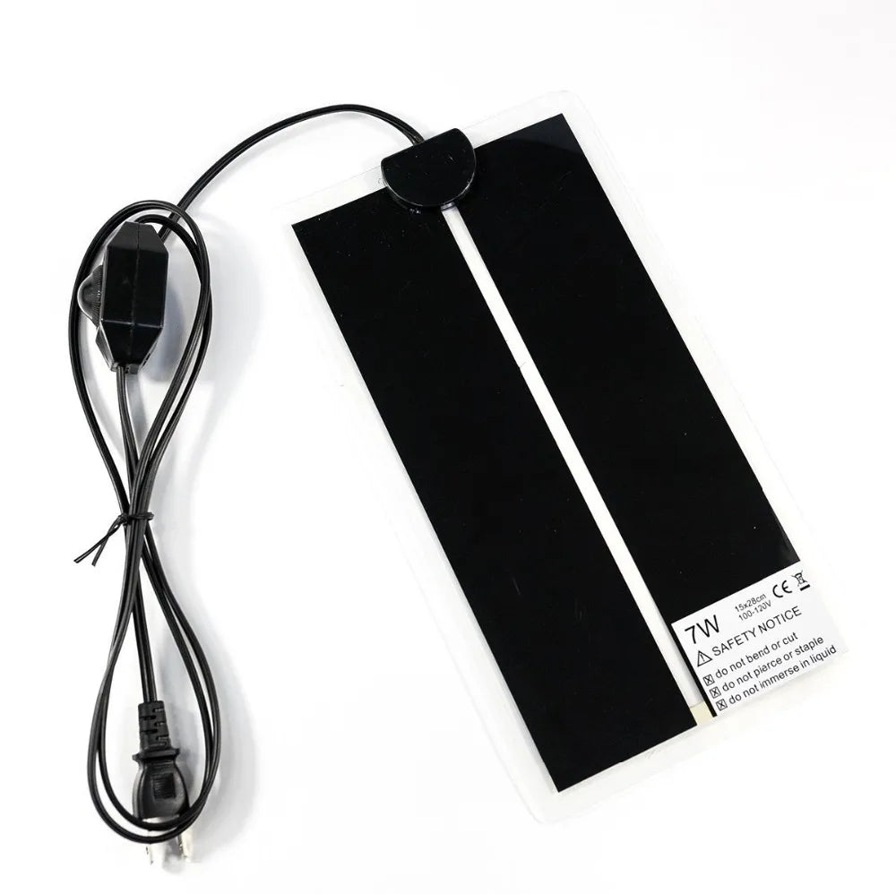 Heat Mats 7W 110v Reptile Brooder Incubator Reptile Heating Pads With Temperature Controller
