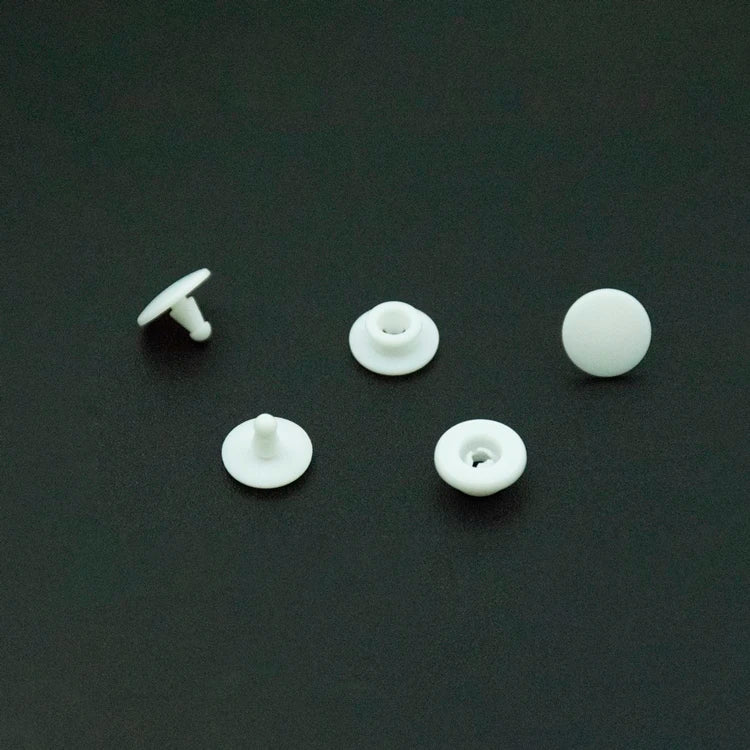 Good Quality Nylon Snap Rivets 2 Parts Fastener Snap Buttons 10mm 5000Pcs Per Bag