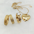 Men's Stainless Steel Ring Stone Gold Plated Wedding Engagement Bridal Jewelry Sets CZ Diamond Ring Design for Couples