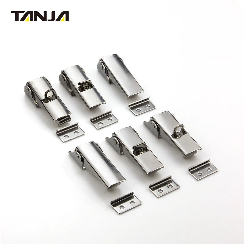 Concealed Adjustable Toggle Latch Stainless Steel Hook Hidden Food Machine Draw Latch Exercise and Fitness Machine Latch