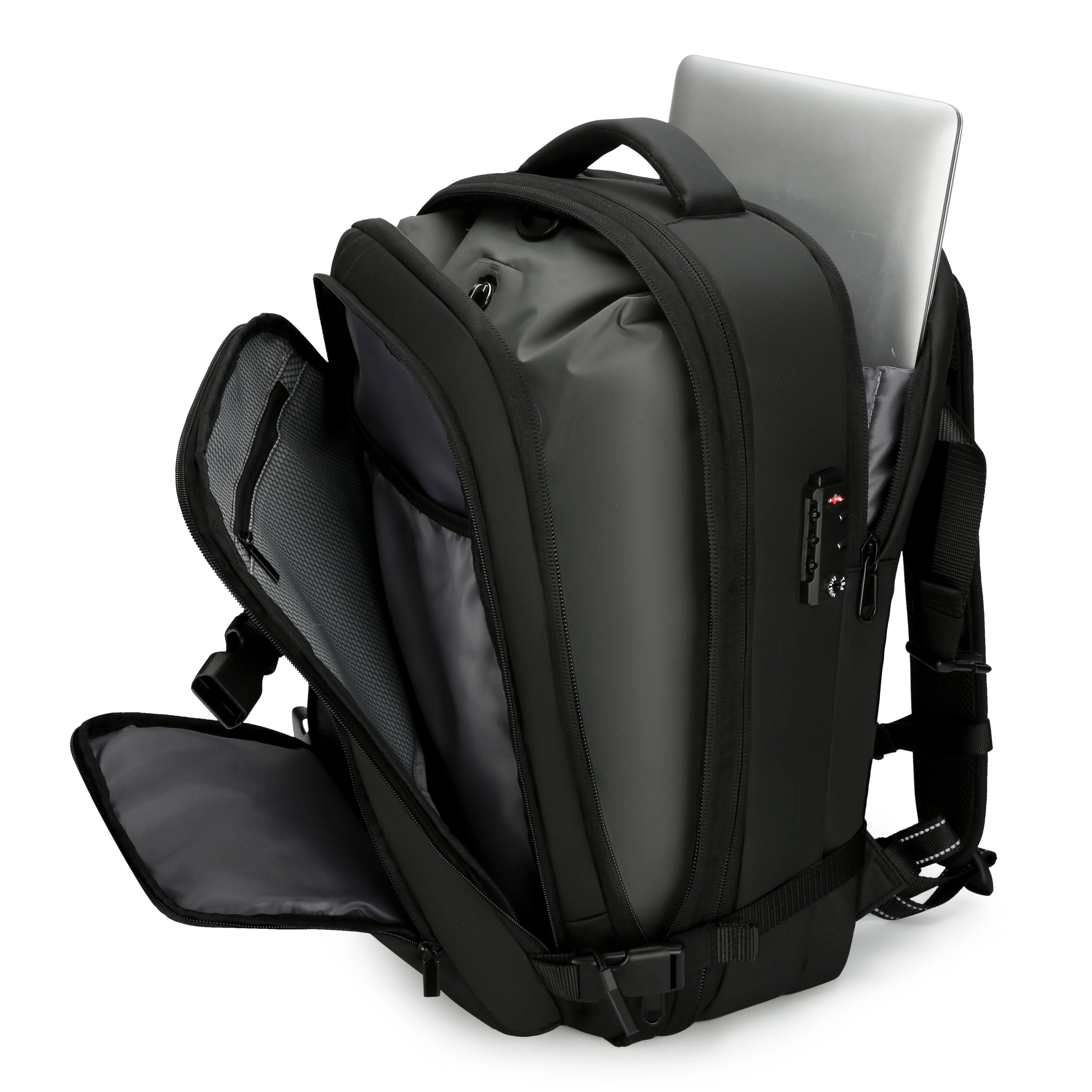 Customizable Logo Airtight Vacuum-Compressed Expandable Laptop Bag Waterproof Anti-Theft Multi-Functional Travel Oxford Zipper