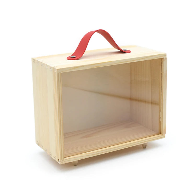 Wholesale 20*15*10cm Wooden Gift Box with Handle