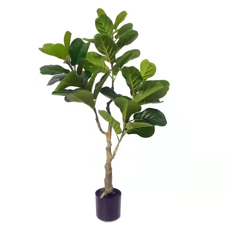 Wholesale Price Artificial Fiddle Leaf Fig Tree Ficus 80cm Fig Tree Artificial Fig Leaf Tree Artificial Outdoor Artificial Plant